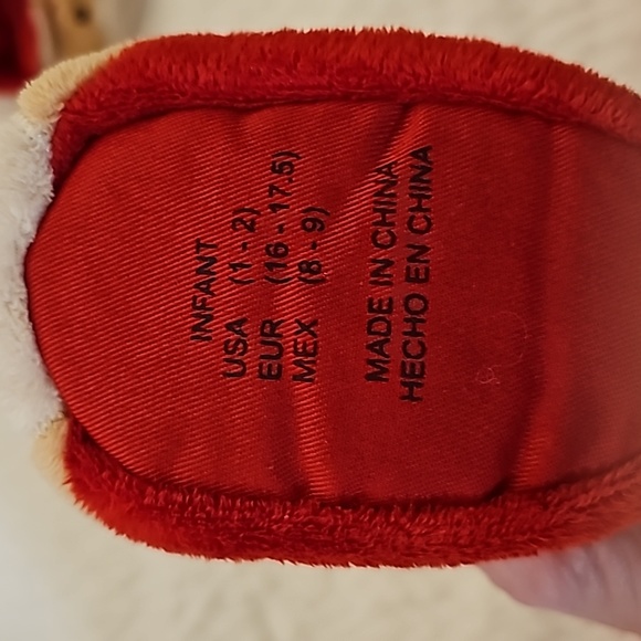Dan Dee - My First Christmas bear slippers size Infant (1-2) - Picture 4 of 5